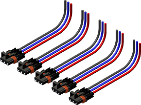 KFI KFI Polaris Wire 3-Pin Harness 5 pk. - 102505