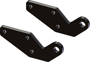 KFI KFI Pro 2.0 Push Tube -1 in. Leveling Kit - 106320