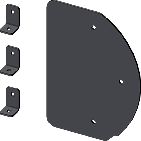 KFI KFI Pro-S Side Shield-Box End - 106475