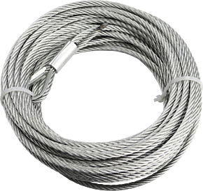 KFI KFI Replacement 3/16 in. X 46 ft. Cable 2500 lbs. - ATV-CBL-3K