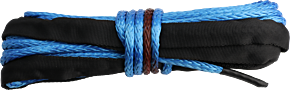 KFI KFI Synthetic Cable 1/4 in. X 50 ft. Blue - SYN25-B50