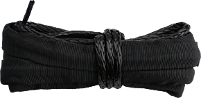 KFI KFI Synthetic Cable 3/16 in. X 12 ft. Smoke - SYN19-S12