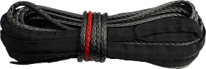 KFI KFI Synthetic Cable 3/16 in. X 50 ft. Smoke - SYN19-S50