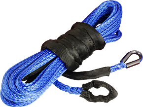 KFI KFI Synthetic Cable Extension 1/4 in. X 50 ft. Blue - SYN-EXT-B50