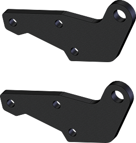KFI KFI UTV Pro 2.0 2 in. Forward Kit - 106340