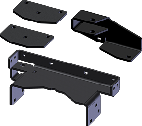 KFI KFI UTV Pro 2.0 Tube Track Extension Actuator Brackets Kit - 106335