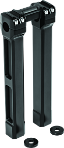 Kuryakyn Kuryakyn 12inch Billet Handlebar Risers Black - 6131