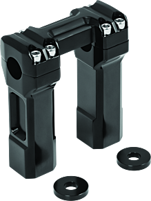 Kuryakyn Kuryakyn 5inch Billet Handlebar Risers Black - 6132