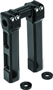Kuryakyn Kuryakyn 8inch Billet Handlebar Risers Black - 6135