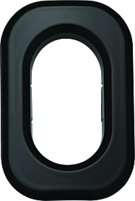 Kuryakyn Kuryakyn Antenna Hole Accent Black - 3108