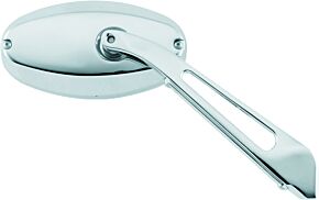 Kuryakyn Kuryakyn Ellipse Mirror Flat Glass Chrome - 1437