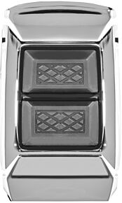 Kuryakyn Kuryakyn Enygma Brake Pedal Pad FL Touring Models - Chrome - 10045-1