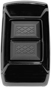 Kuryakyn Kuryakyn Enygma Brake Pedal Pad FL Touring Models - Gloss Black - 10045-2