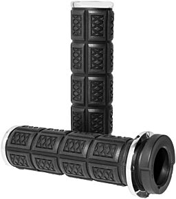 Kuryakyn Kuryakyn Enygma Grips Throttle-By -Wire - Chrome - 10035-1