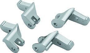 Kuryakyn Kuryakyn Floorboard Relocator Brackets 17 and Up Touring Chrome - 4609