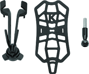 Kuryakyn Kuryakyn Free-Flex Device Holder Handlebar Clamp Mount Black - 6438