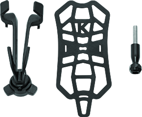 Kuryakyn Kuryakyn Free-Flex Device Holder Perch Screw Mount Black - 6437
