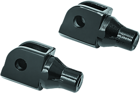 Kuryakyn Kuryakyn Front Tapered Peg Adapter Gloss Black - 8868