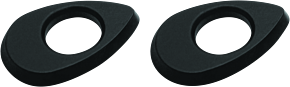 Kuryakyn Kuryakyn Front Turn Signal Mounts Black - 2845