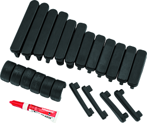 Kuryakyn Kuryakyn Full Replacement Rubber Set (22Pcs) - 7010