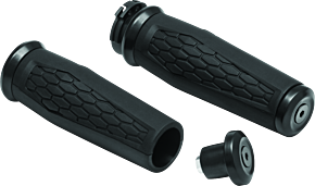 Kuryakyn Kuryakyn Hex Grips Dual Cable Black - 5921