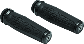 Kuryakyn Kuryakyn Hex Grips Thottle-By-Wire Black - 5923
