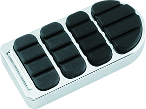 Kuryakyn Kuryakyn ISO Longhorn Brake Pedal Pad Chrome - 8044
