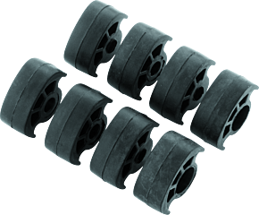 Kuryakyn Kuryakyn ISO Small Peg Replacement Rubbers (8 Pcs) - 8009