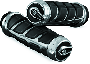 Kuryakyn Kuryakyn Kinetic Grips Universal 7/8in Chrome - 6367