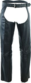 Kuryakyn Kuryakyn Leather By River Road Longhaul Leather Chaps Black - XL - 094441