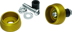 Kuryakyn Kuryakyn Lodestar Axle Sliders Gold - 3801