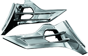 Kuryakyn Kuryakyn Louvered Battery Box Covers 12-17 Honda GL1800 Chrome - 7368