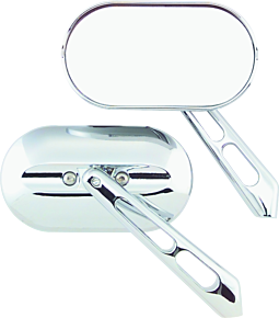 Kuryakyn Kuryakyn Magnum Mirrors Small Flat Glass Chrome - 1428