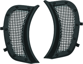 Kuryakyn Kuryakyn Mesh Headlight Vent Accents Black - 6519