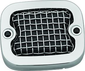 Kuryakyn Kuryakyn Mesh Master Cylinder Cover Brk Chrome - 6534