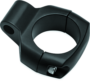 Kuryakyn Kuryakyn Mirror Adapter 1-1/4inch Bars Mount Satin Black - 2792