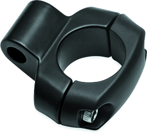 Kuryakyn Kuryakyn Mirror Adapter 1inch Bars Mount Satin Black - 2791
