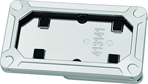 Kuryakyn Kuryakyn Nova Side Mount License Plate Frame Gloss Chrome - 3141