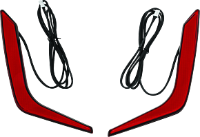 Kuryakyn Kuryakyn Omni L.E.D. Rear Bag Accents 18 and up GL1800 - 3262