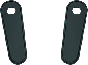 Kuryakyn Kuryakyn Passenger Board Block Off Plate Black - 9397