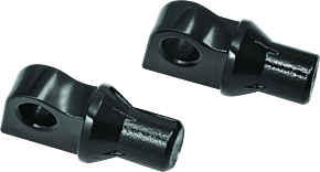 Kuryakyn Kuryakyn Peg Adapter Harley-Davidson Male Mount Black - 8890
