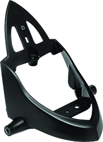 Kuryakyn Kuryakyn Rear Turn Signal & License Plate Mount Indian Black - 3129