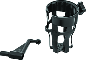 Kuryakyn Kuryakyn Reflex Drink Holder 01-17 GL1800 Passenger Mount Black - 6491