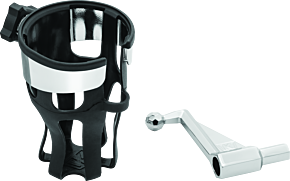 Kuryakyn Kuryakyn Reflex Drink Holder 01-17 GL1800 Passenger Mount Chrome - 6490