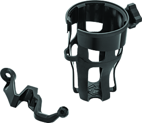 Kuryakyn Kuryakyn Reflex Drink Holder 18 and Up GL1800 Passenger Mount Black - 6493