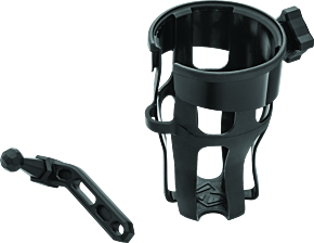 Kuryakyn Kuryakyn Reflex Drink Holder Perch Mount Black - 6485
