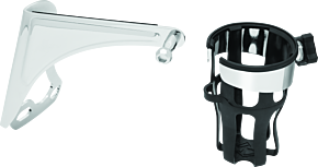 Kuryakyn Kuryakyn Reflex Drink Holder Right Side HD Touring Passenger Mount 96-13 Chrome - 6488