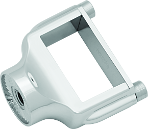 Kuryakyn Kuryakyn Side Mount License Plate Holder Clamp 86-22 XL Models Chrome - 3186