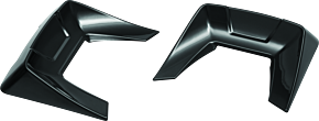 Kuryakyn Kuryakyn Speedform Saddlebag Lid Spoilers 14-Up Touring Models Black - 7067