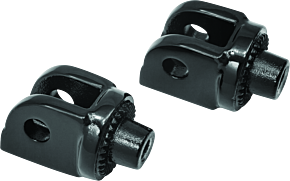 Kuryakyn Kuryakyn Splined Adapter Mount Gloss Black - 8889